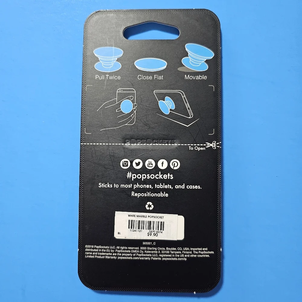 Popsocket - White Marble